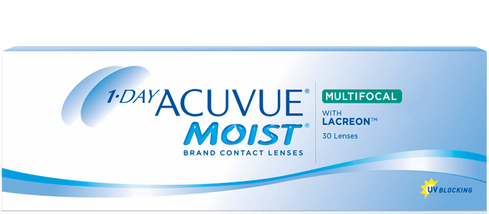 Контактные линзы 1-Day Acuvue® Moist Multifocal - однодневные мультифокальные линзы 
