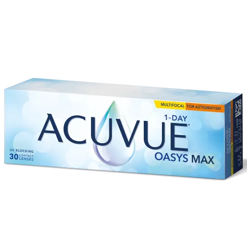 ACUVUE® OASYS MAX 1-Day MULTIFOCAL for ASTIGMATISM**