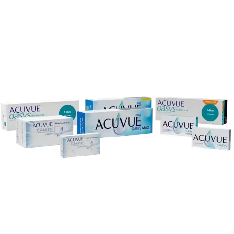 ACUVUE Упаковка со всеми продуктами