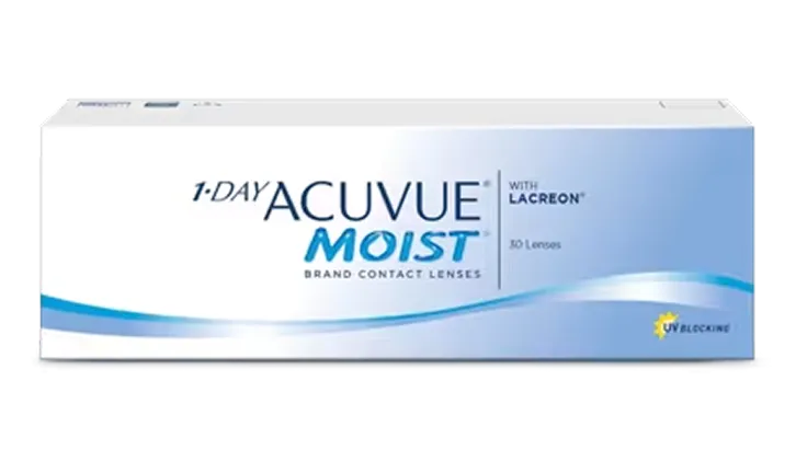 Контактные линзы 1-DAY ACUVUE® MOIST with LACREON®