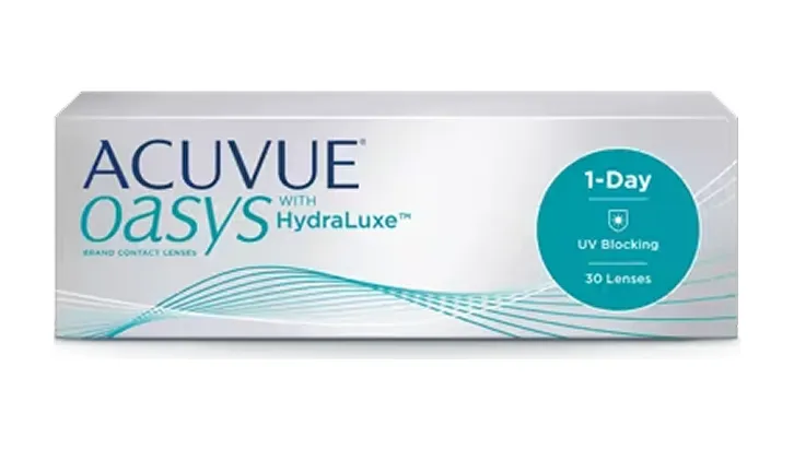 ACUVUE® OASYS 1-DAY with HydraLuxe®***