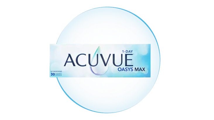 Контактные линзы ACUVUE® OASYS MAX 1-Day
