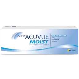 Контактные линзы 1-DAY ACUVUE® MOIST for ASTIGMATISM with LACREON®